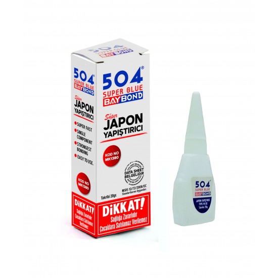 BAY-TEC JAPON YAPIŞTIRICI 20 GR. BAYBOND 504