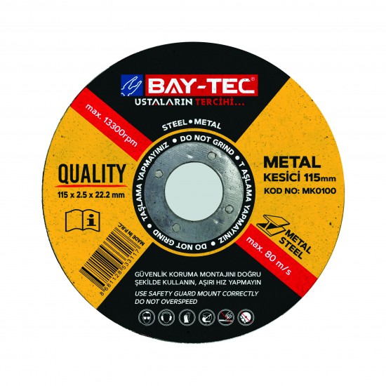 BAY-TEC METAL KESİCİ 180 MM.